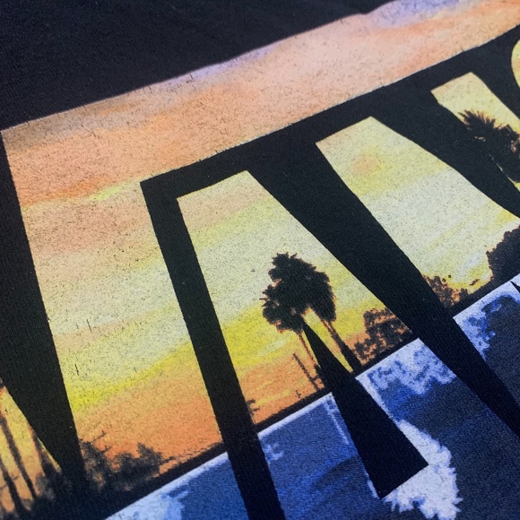 Vans Off The Wall California Beach Graphic Tee Large - Picture 2 of 3